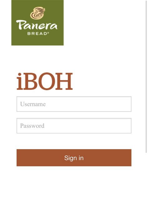 panera iboh app